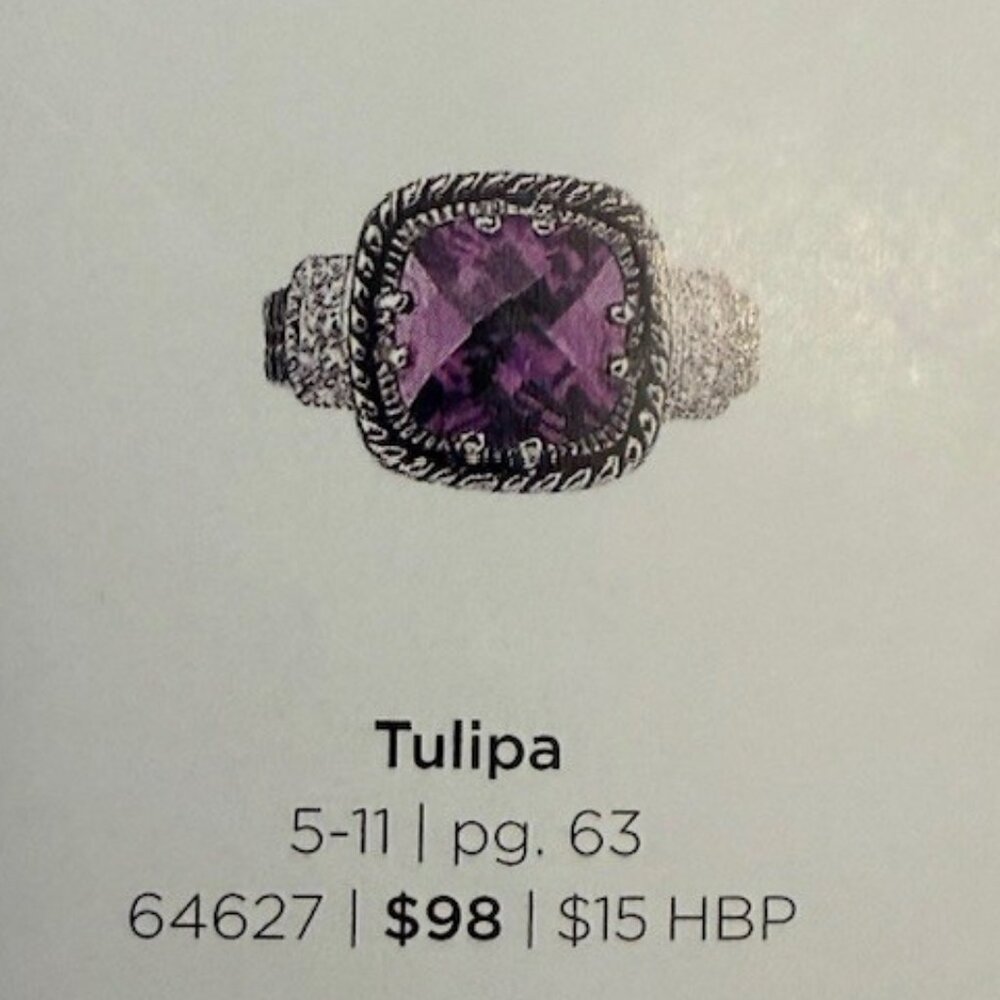 Lia Sophia "TULIPA" Ring - Picture 7 of 7